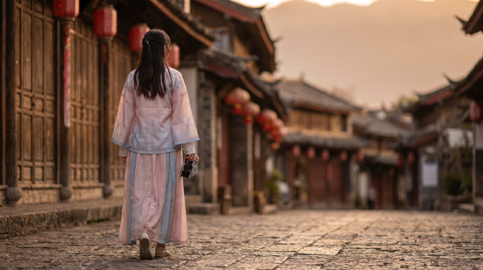 高清3D动漫 丽江慢走旅行视频教程封面